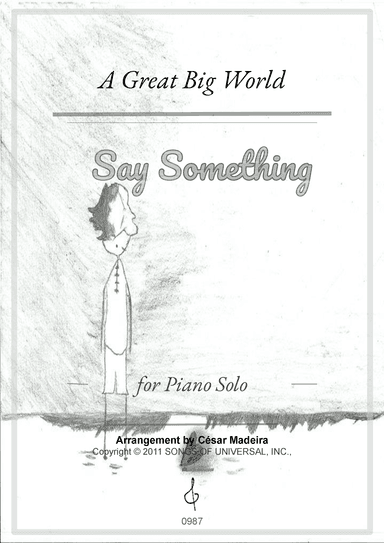 Say Something (arr. César Madeira)
