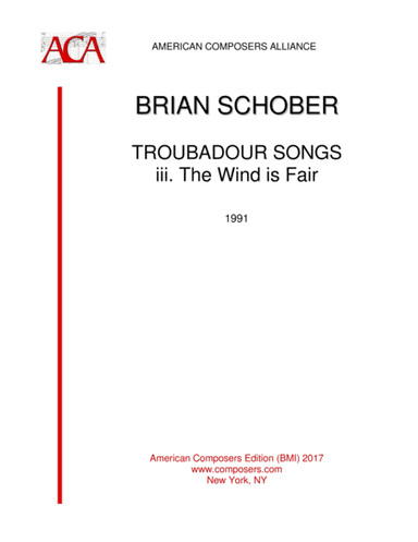 [Schober] The Wind is Fair