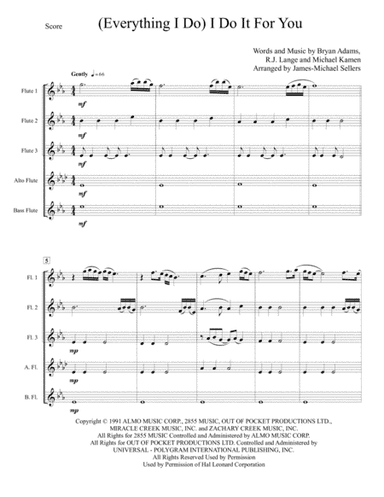 (Everything I Do) I Do It For You (arr. James-Michael Sellers)