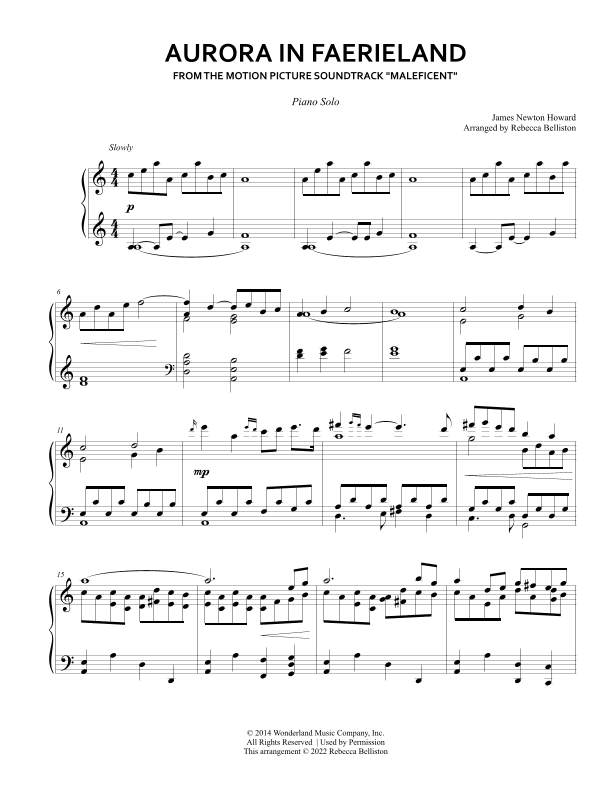 Aurora In Faerieland (arr. Rebecca Belliston)