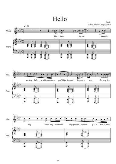 Hello (arr. Mr. Lu Lai)