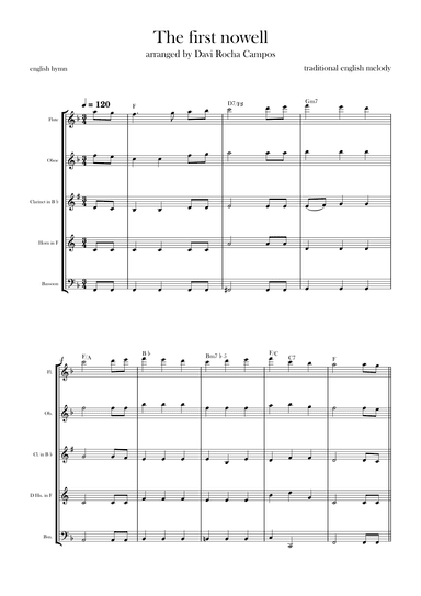 The First nowell (arr. Davi Rocha Campos)