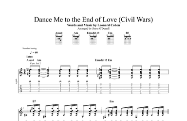 Dance Me To The End Of Love (arr. Steve O'Donnell)