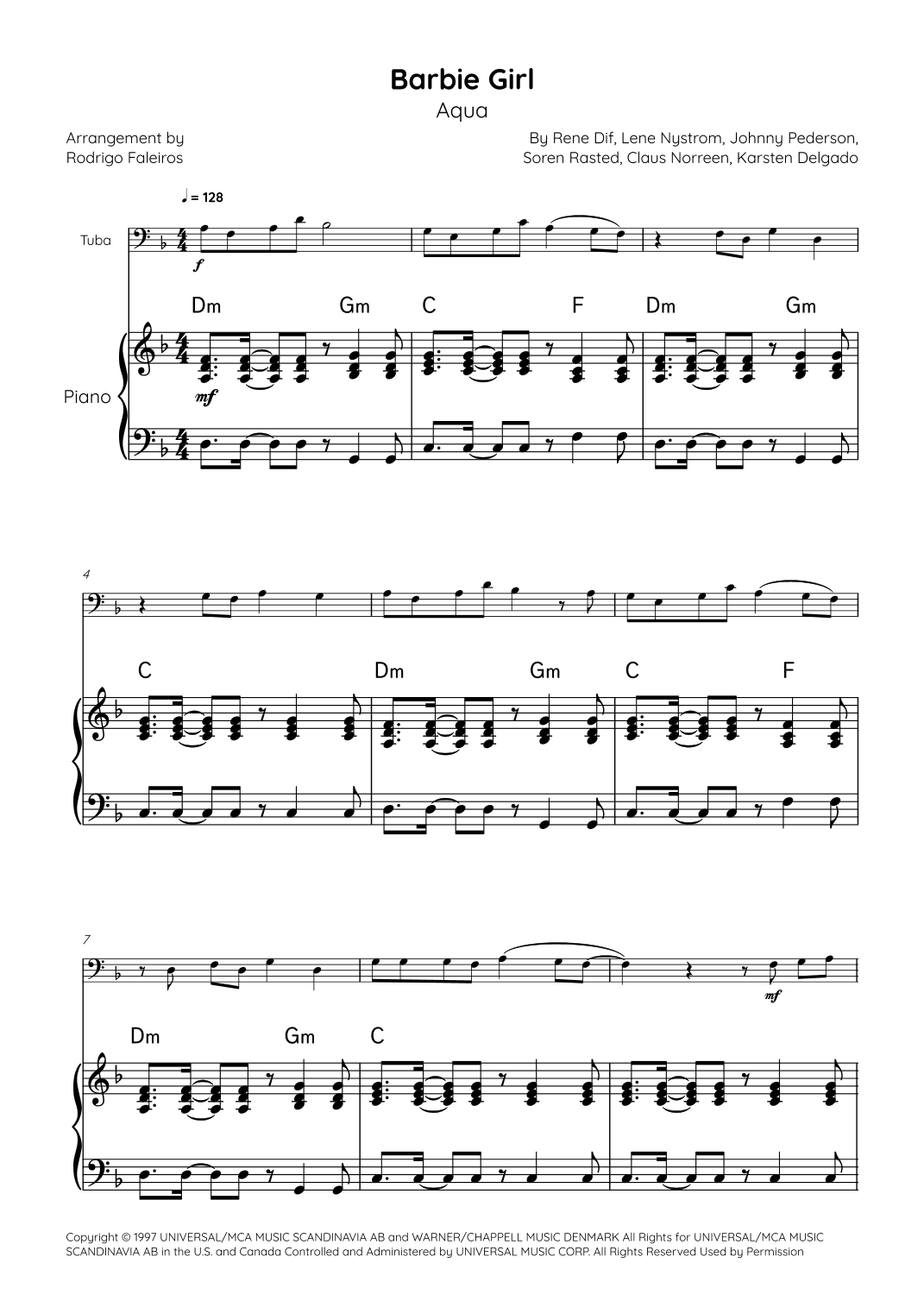 Barbie Girl (arr. Rodrigo Faleiros)