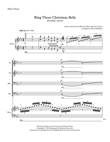 Ring Those Christmas Bells (arr. David Maddux)