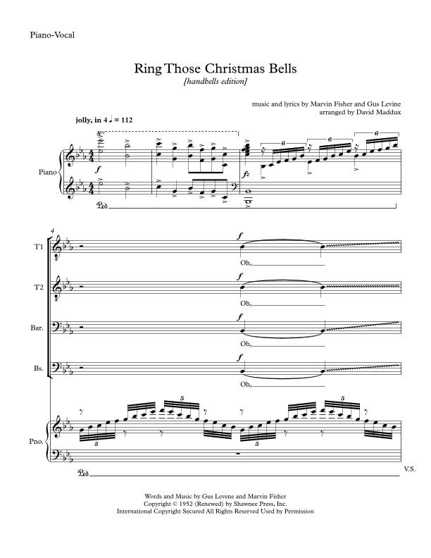 Ring Those Christmas Bells (arr. David Maddux)