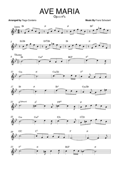 Ave Maria Op.52 nº6 (arr. Tiago Cordeiro)