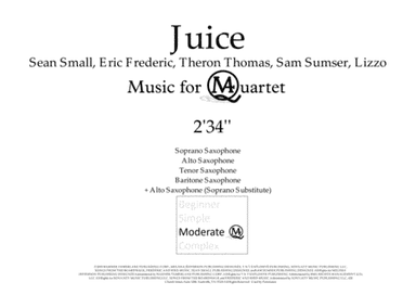Juice (arr. Music4Quartet)