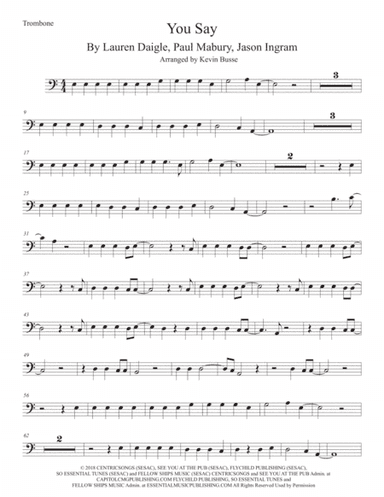 You Say (arr. Kevin Busse)