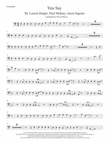 You Say (arr. Kevin Busse)