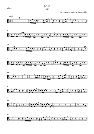 Lose (arr. Melquisedeque C.Silva)