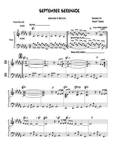 SEPTEMBER SERENADE