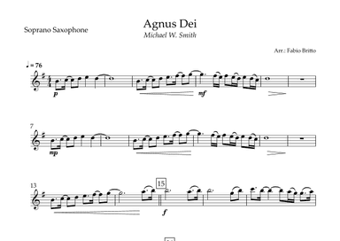 Agnus Dei (arr. Fabio Britto)
