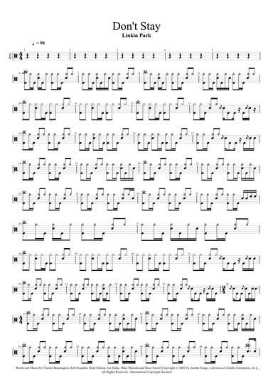 Don't Stay (arr. Cyril Mayer)