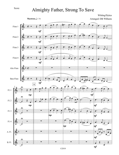 Almighty Father, Strong To Save (arr. DB Williams)