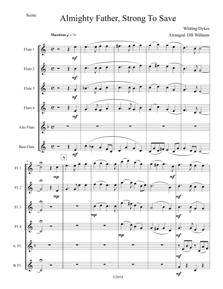 Almighty Father, Strong To Save (arr. DB Williams)