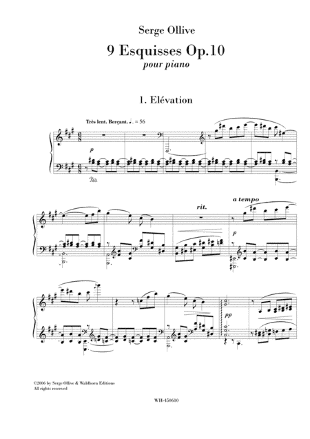 9 ESQUISSES OP.10
