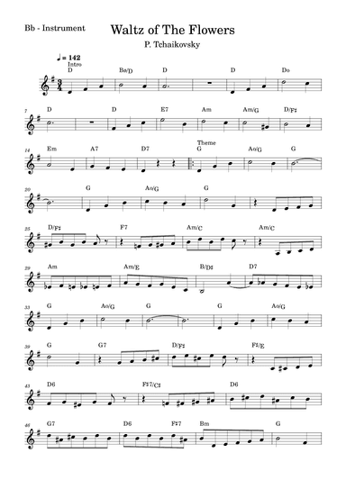 Waltz Of The Flowers (arr. Fabio Eduardo de Oliveira)