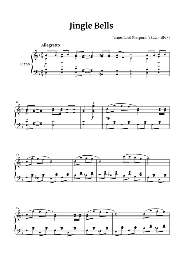 Jingle Bells (arr. Ivan Souza)