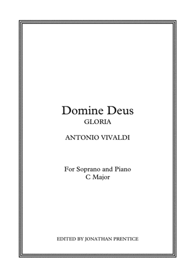Domine Deus - Gloria (C Major) (arr. Jonathan Prentice)