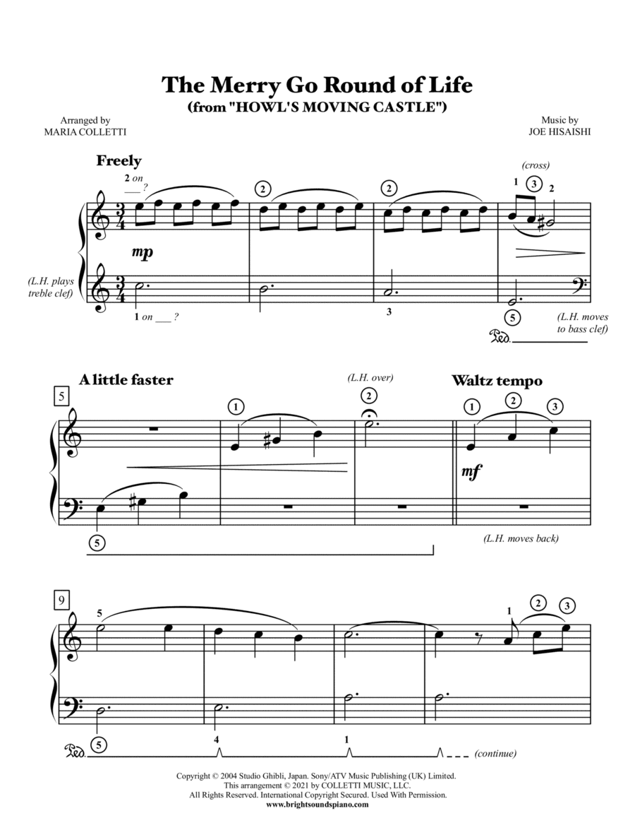 Merry-go-round Of Life (arr. Maria Colletti)