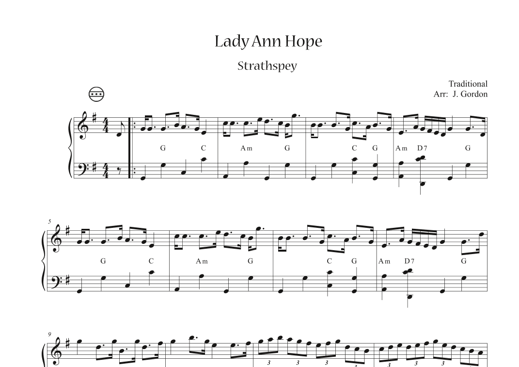 Lady Ann Hope (arr. Julia Gordon)
