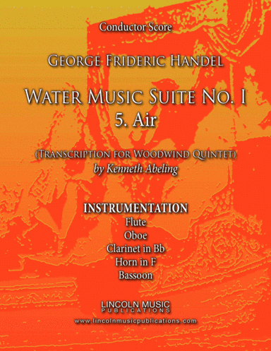 Handel - Water Music Suite No. 1 - 5. Air (for Woodwind Quintet) (arr. Kenneth Abeling)