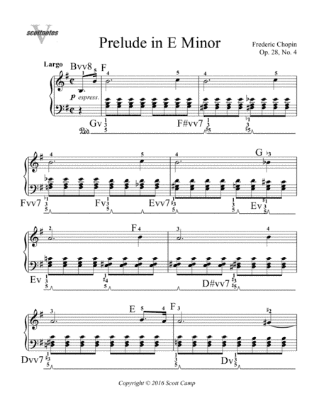 Prelude in E minor, Op. 28, No. 4 (arr. Scott Camp)