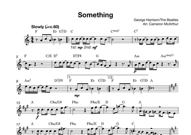 Something (arr. Cameron McArthur)