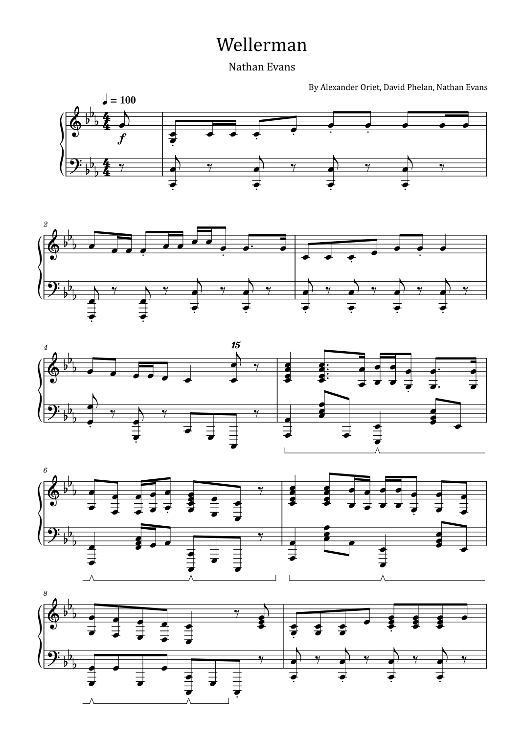 Wellerman (arr. poon)
