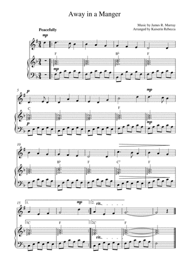 Away in a Manger (arr. Kaiserin Rebecca)