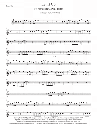 Let It Go (arr. Kevin Busse)