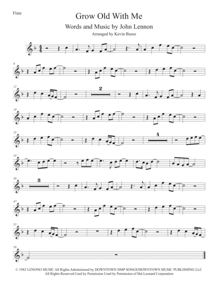 Grow Old With Me (arr. Kevin Busse)