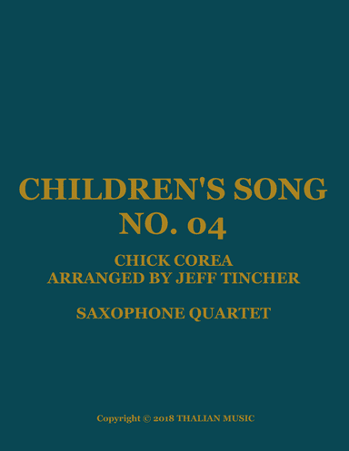 Children's Song No. 4 (arr. Jeff Tincher)