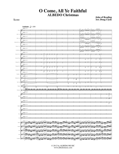 O Come, All Ye Faithful from ALBEDO Christmas (arr. Doug Clyde)