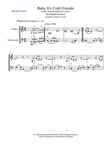 Baby, It's Cold Outside (arr. Sherry Lewis)