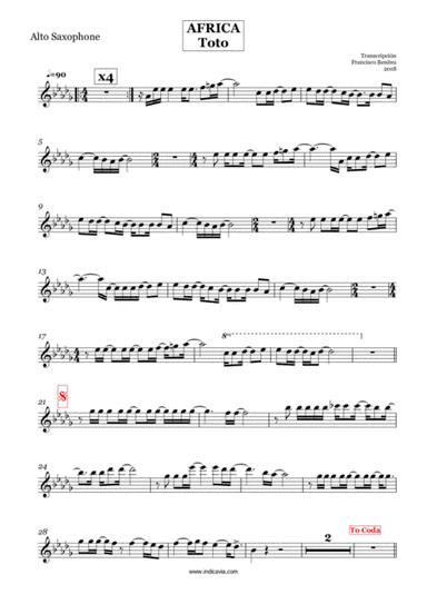 Africa (arr. Francisco Benitez)