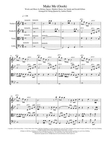 Make Me (Oooh) (arr. Andrea Natale)