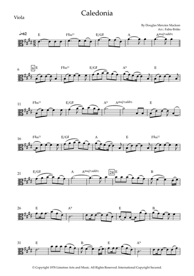 Caledonia (arr. Fabio Britto)