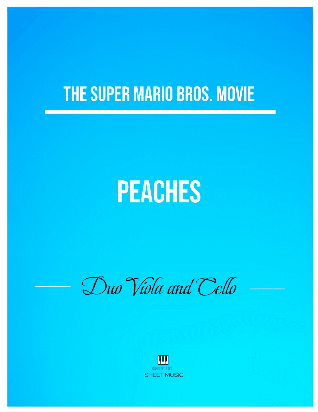 Peaches (arr. ANDRE LAITANO)