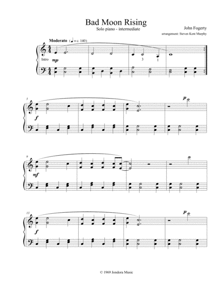 Bad Moon Rising (arr. Steven Kent Murphy)
