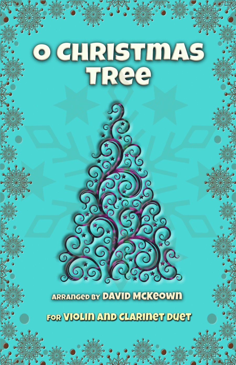 O Christmas Tree, (O Tannenbaum), Jazz style, for Violin and Clarinet Duet (arr. David McKeown)