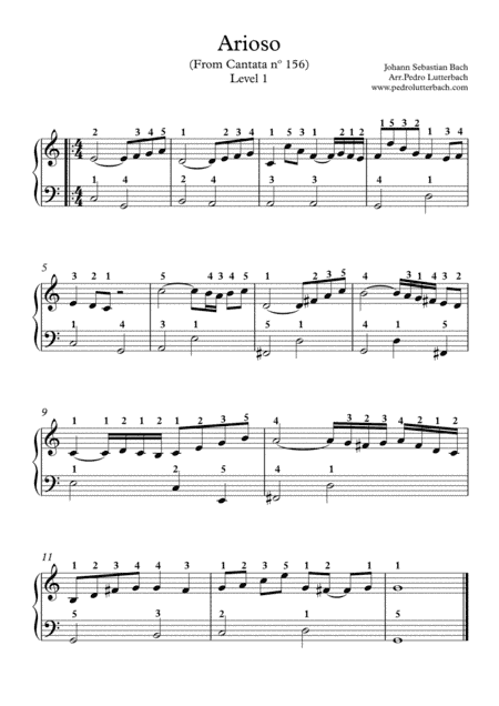 Arioso (arr. Pedro Lutterbach)
