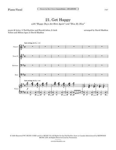 Get Happy (arr. David Maddux)
