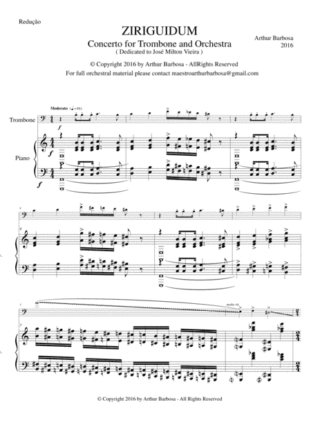 Ziriguidum Trombone Concerto