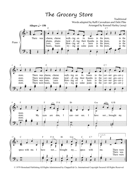 The Grocery Store (arr. Konrad Harley)