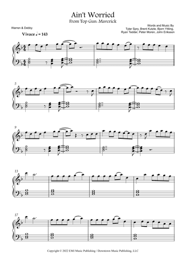 I Ain't Worried (arr. Warren & Debby)