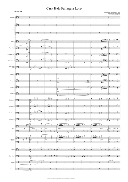 Can't Help Falling In Love (arr. Daryl McKenzie)