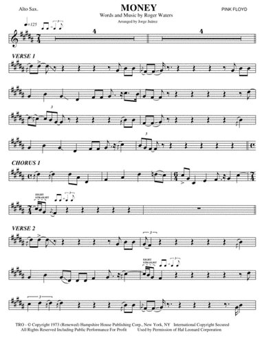 Money (arr. Jorge Juárez)