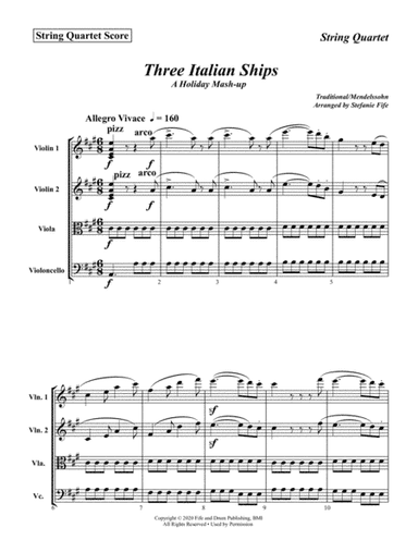 Three Italian Ships (arr. Stefanie Fife)
